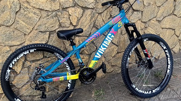 Bike bicicleta aro 26 freeride viking, bike dirt, downhill