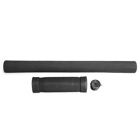 PAR DE MANOPLA PUNHO BIKE MTB WG SPORTS PRETO ESPUMA