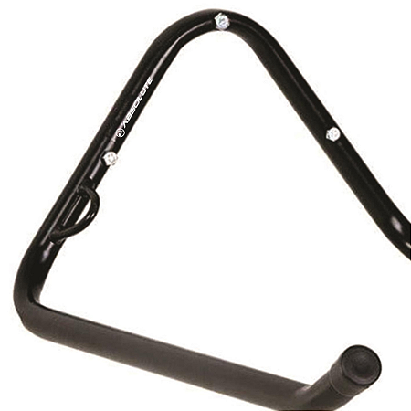 SUPORTE PAREDE HORIZONTAL PRETO PARA 2 BICICLETAS