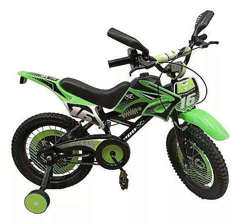 BICICLETA INFANTIL PRO X ARO 16 MOTO BIKE MOTOCROS