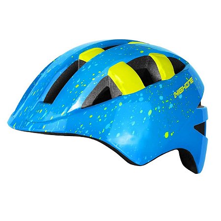 CAPACETE INFANTIL HIGHONE MY BABY AZUL/AMARELO TAMANHO P (48-52)