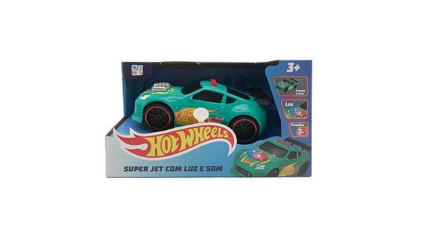 HOT WHEELS CARROS SUPER JET VERDE