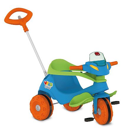 TRICICLO VELOBABY® PASSEIO & PEDAL AZUL