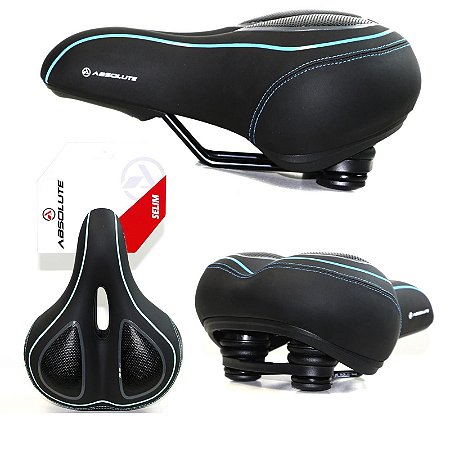 BANCO SELIM ABSOLUTE COMFORT PRETO/AZUL VAZADO