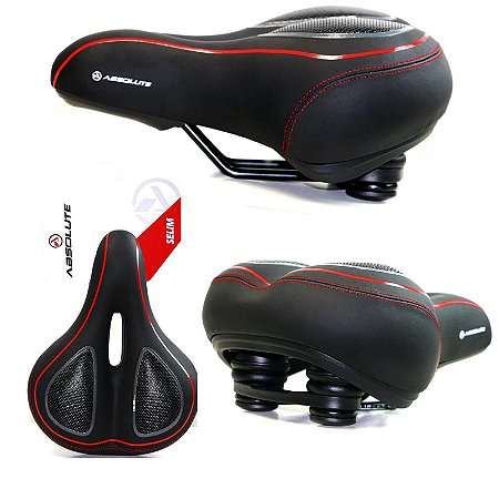 SELIM ABSOLUTE COMFORT PRETO/VERMELHO VAZADO