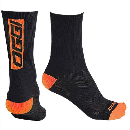MEIA OGGI PRETO/ LARANJA 35/39