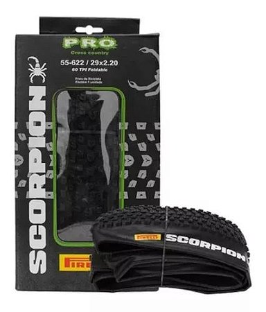 PNEU PIRELLI ARO 29X2.20 SCORPION PRO KEVLAR PRETO