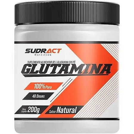 SUPLEMENTO ALIMENTAR POTE GLUTAMINA 0.200KG NATURAL UNIDADE