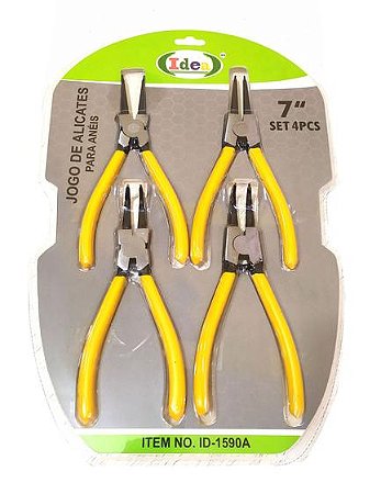 ALICATE P/ANEIS 7'' JOG0 C/ 04 PCS