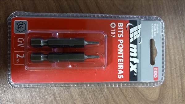 BITS TORX 07X50 ACO CRV C/2 UNIDADES MTX