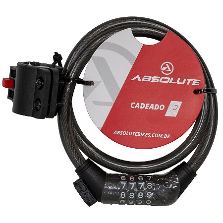 CADEADO 80CMX12MM ESPIRAL, SEGREDO, PTO