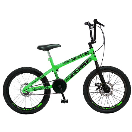 BICICLETA COLLI SKILL BOY FREIO DISCO ARO(20) COR VERDE NEON MASCULINO