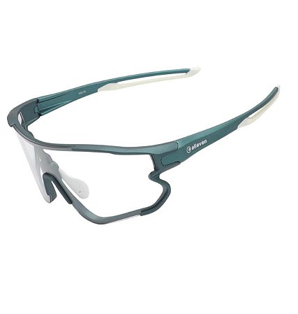 OCULOS CICLISMO FOTOCROMÁTICO VERDE/BRANCO