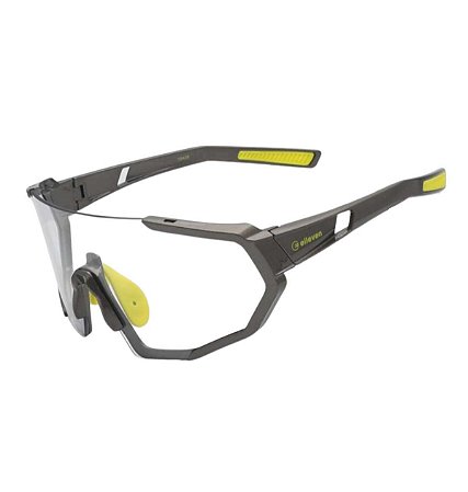 OCULOS CICLISMO FOTOCROMATICO ELLEVEN CINZA/AMARELO