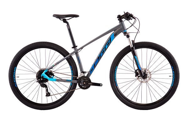 BICICLETA OGGI BW 7.0 TOURNEY 24V ARO 29 TAMANHO 17(M) GRAFITE/AZUL/PRETO