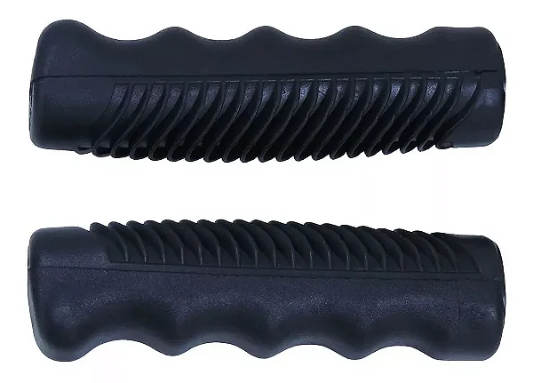 PAR DE MANOPLA PUNHO BIKE WESTER BRISA/BARRA CIRCULAR PRETO BORRACHA