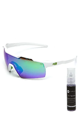 ÓCULOS DE SOL HB SHIELD WHITE MULTI GREEN (BRANCO VERDE)