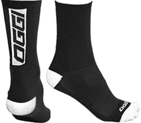 MEIA CICLISMO CANO MEDIO OGGI PRETO/ BRANCO 35/39
