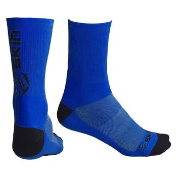 MEIA SKIN SPORTS, AZL NEON/PTO, 35/39
