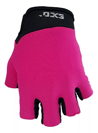 LUVA MEIO DEDO PARA CICLISMO PRO HAND TAMANHO M ROSA COM PRETO