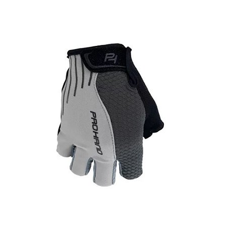 LUVA MEIO DEDO PARA CICLISMO PRO HAND TAMANHO P GRAFITE CINZA