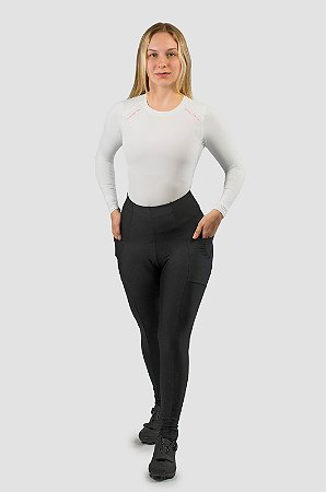 CALCA DE CICLISMO FEMININA BASIC PRETO TAMANHO M