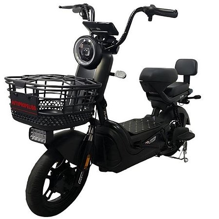 BICICLETA ELETRICA DUOS EKO-5 500W 48V 20AH PRETO AUTOPROPELIDO