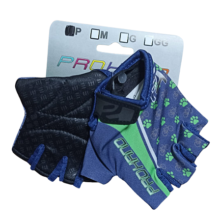 LUVA DEDO CURTO LOVING KIDS - MARINHO/MENTA G