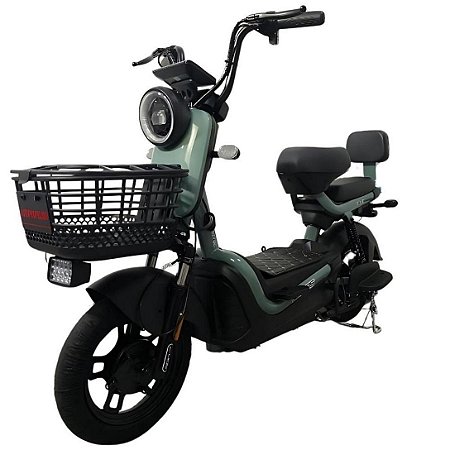 BICICLETA ELETRICA DUOS EKO-5 500W 48V 20AH VERDE AUTOPROPELIDO