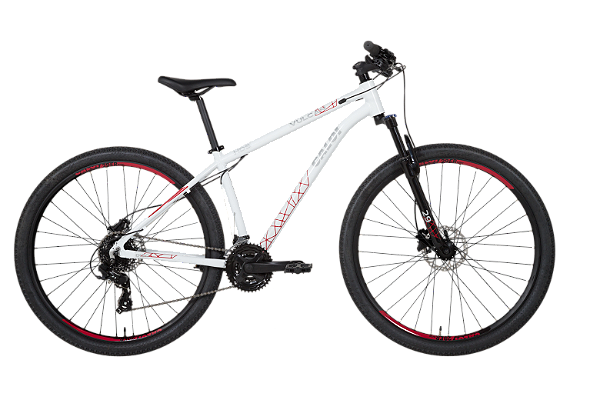 BICICLETA CALOI VULCAN HDS T13R29V24 ARO(29) TAMANHO 17(M) COR BRANCA/VERMELHA