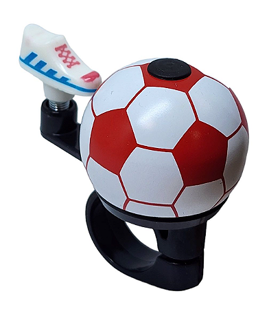 CAMPAINHA LINHA FUTEBOL BRANCO/VERM
