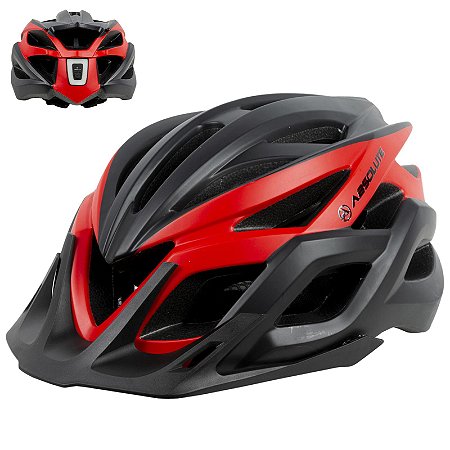 CAPACETE ABSOLUTE WILD FLASH PRETO/VERMELHO G