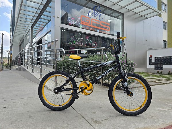 BICICLETA STREET FREESTYLE DNZ ARO(20) TAMANHO (P) COR PRETO MASCULINO