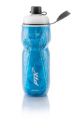 GARRAFA SQUEEZE TERMICA 600ML PTK LINE AZUL -
