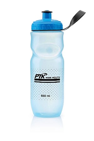 GARRAFA SQUEEZE 650ML BOCA LARGA AZUL -