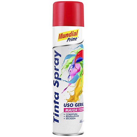 TINTA SPRAY 400ML VERMELHO