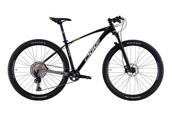 BICICLETA OGGI 29 BW 7.4 SLX 12V ARO(29) TAMANHO 17(M) COR PRETO/VERDE/CINZA