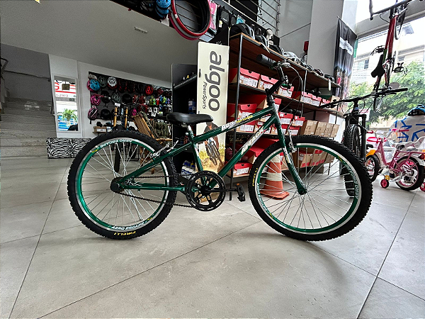 BICICLETA ARO (24) MASCULINA COR AZUL S/MARCHA MARCA ATTACK ACKTION PROSERIES