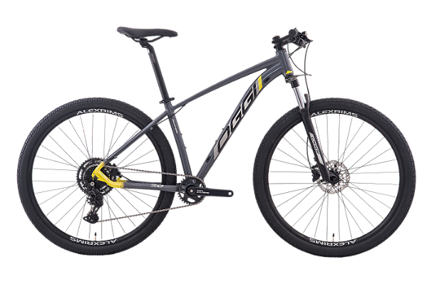 BICICLETA MTB ARO (29) OGGI BW 7.0 SHIMANO CUES 9V FREIO DISC HIDRÁULICO QUADRO 17 (M) GRAF/AMAR/AMAR