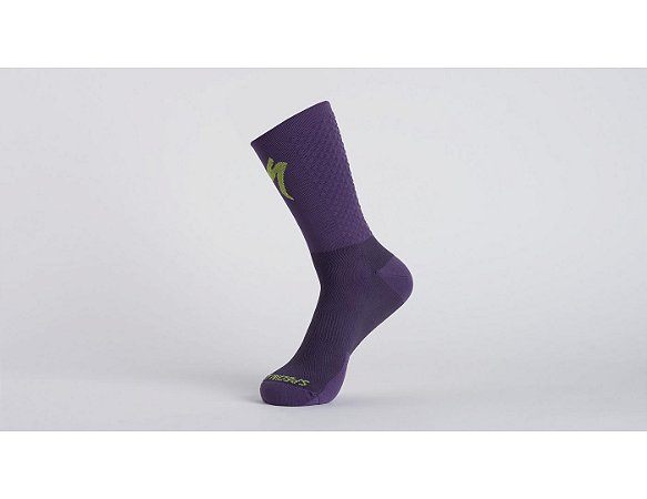 MEIA CICLISMO CANO ALTO KNIT TALL 95% POLIAMIDA ROXA
