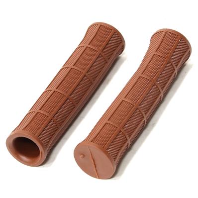 PAR DE MANOPLA PUNHO BIKE MTB WESTER MARROM BORRACHA