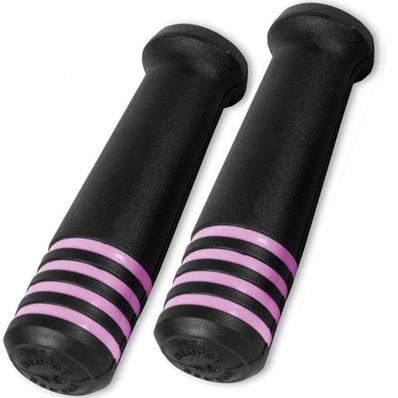 PAR DE MANOPLA PUNHO BIKE MTB NEOPAK PRETO/ROSA BORRACHA