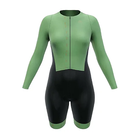 MACAQUINHO FEMININO CICLISMO MARCIO MAY SPORT PISTACHE TAMANHO M