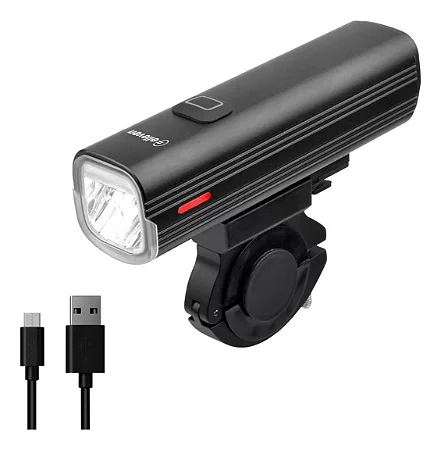FAROL BIKE ELLEVEN 1000 LUMENS RECARREGÁVEL USB