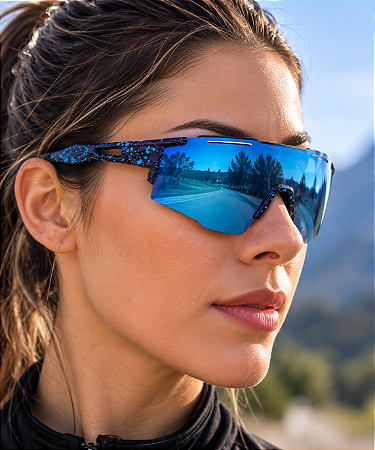 OCULOS CICLISMO POLICARBONATO ELLEVEN XQ550 UV400 PRETO COLORS