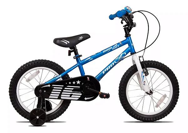 BICICLETA ARO (16) MASCULINA AZUL S/MARCHA PRO-X DOM BOY