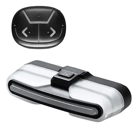 SINALIZADOR BIKE TRASEIRO ROCKBROSS 80 LUMENS COM PISCA LATERAL E CONTROLE REMOTO
