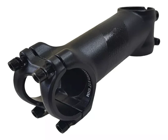 SUPORTE MESA DE GUIDÃO MTB X-TIME PRETO 31.8 80MM +-17 ALUMÍNIO