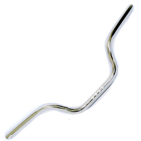 GUIDÃO DE MTB CROSS 4 PARAFUSOS CBX CURVO AÇO CROMADO