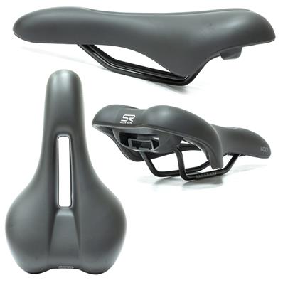 BANCO SELIM SELLE ROYAL HOLY VAZADO PRETO LISO 260X157MM
